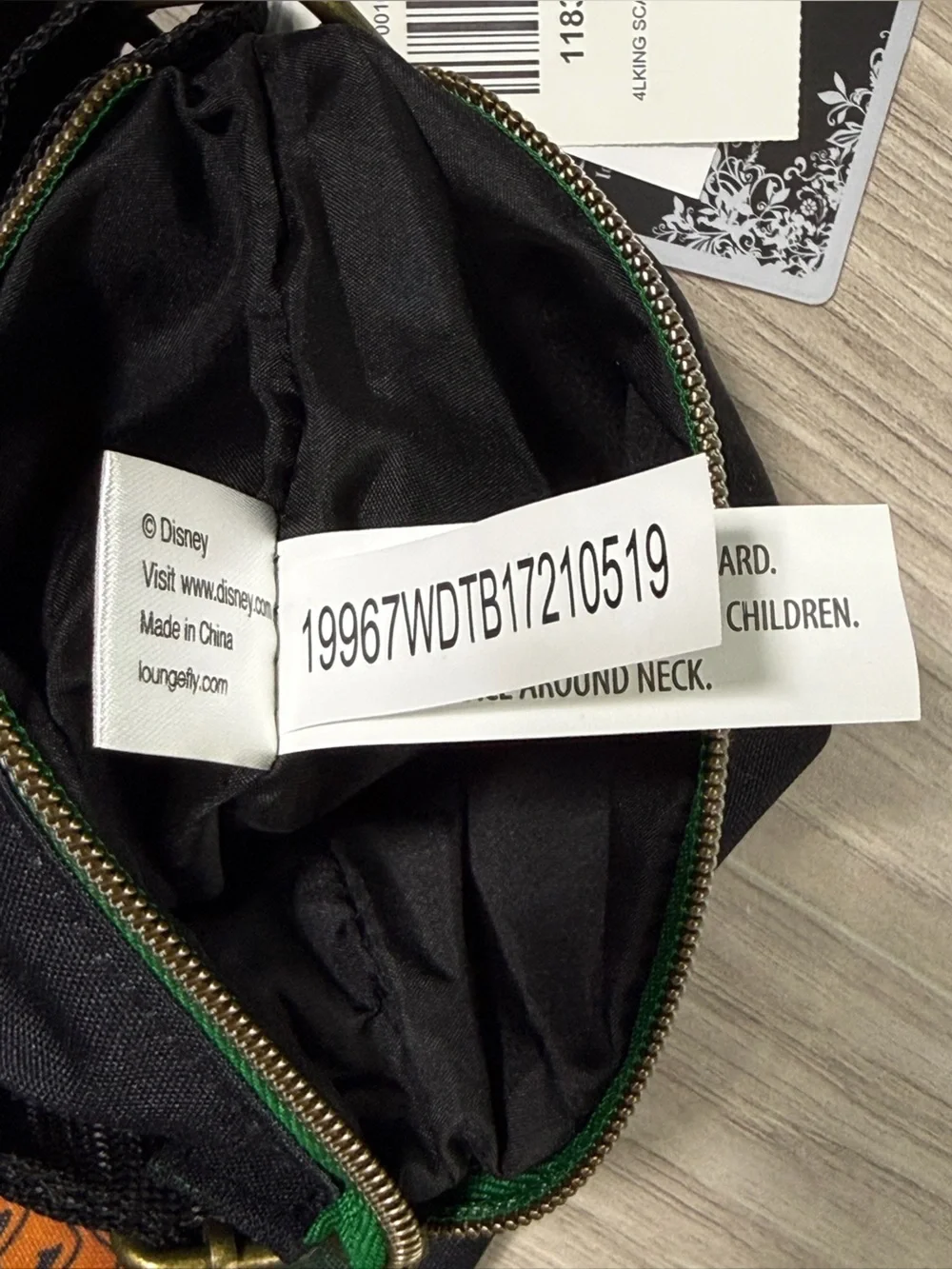 Loungefly Black & Green Scar 'I'm Surrounded By Idiots' Crossbody Bag